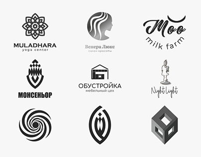 Collection of logos. Logofolio. Логофолио