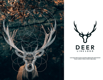 Deer Logo Line