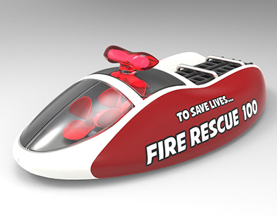 Project thumbnail - Vehículo de rescate futurista
