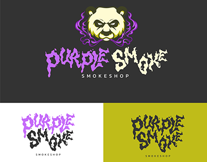 Logotipo Smoke shop - Purple Smoke