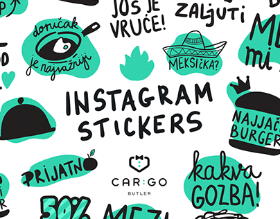 CarGo Butler Instagram Stickers