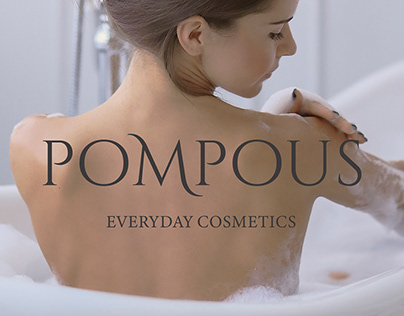 pompous | natural cosmetics | visual identity