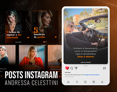 Project thumbnail - Social Media/ Posts Instagram - Andressa Celesttini