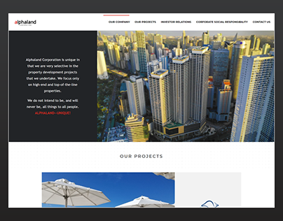 Alphaland Corporation - Corporate Website Project