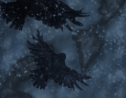 Ravens in Flight