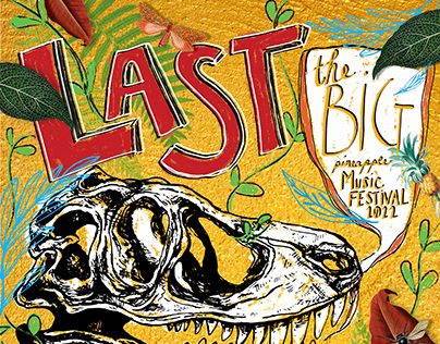 Fake Gig Poster - Last Dinosaurs