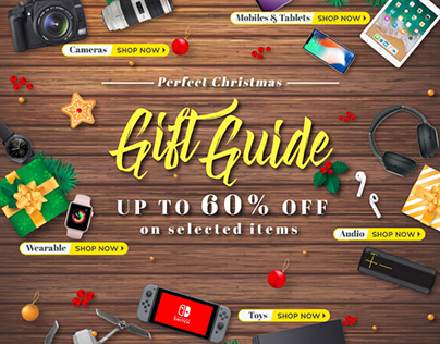 Graphic | Promotional Campaign (Christmas Gift Guide)