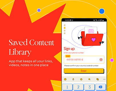 Saved Content Library // Mobile App Case Study