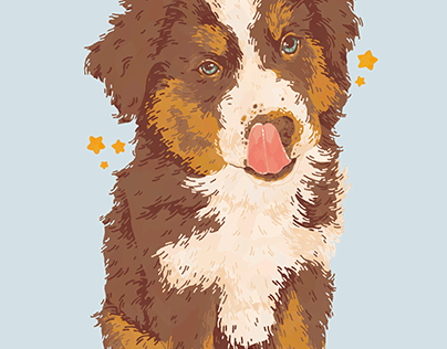 Cute Dog Portrait