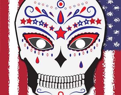 Mexican-American Sugar Skull