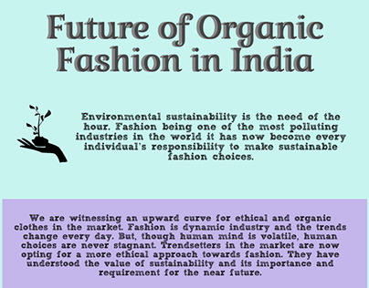 Future of Organic Fashion in India