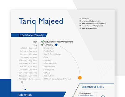 Tariq Majeed CV Design