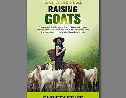 "Raising Goats" Book cover design