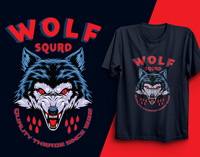Custom T-Shirt Design | WOLF SQURD