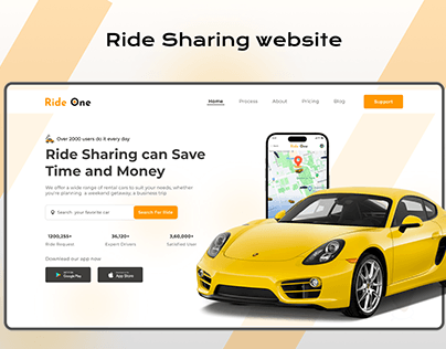 Ride sharing website