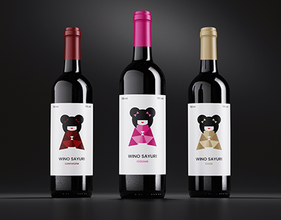 Geisha Wine Label Series
