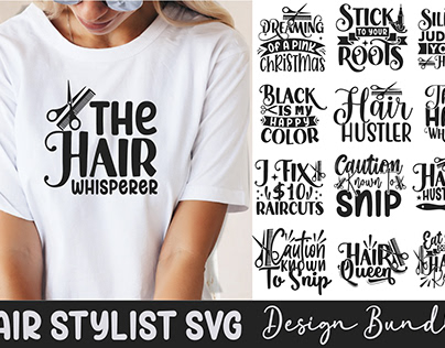 Hair Stylist SVG BUndle