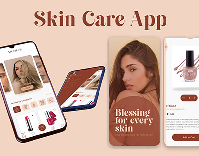 Skin Care App Design