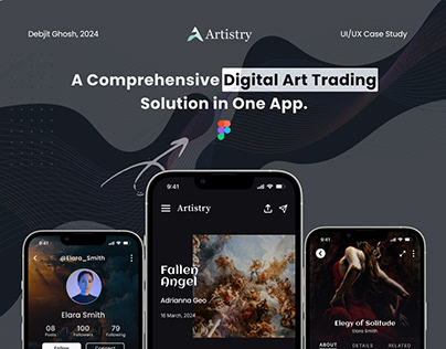 Artistry | Art Trading App | UX Case Study