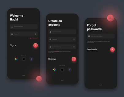 Project thumbnail - Polished Login & Sign Up Mobile Screens!