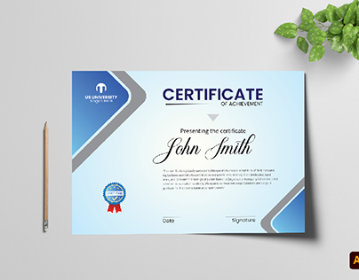 collage certificate design template