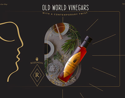Web Design/E-commerce - Rozendal Vinegar