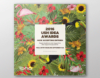 Visual design for USH Idea Awards 2016