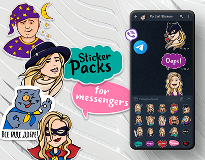 Stickers for messengers