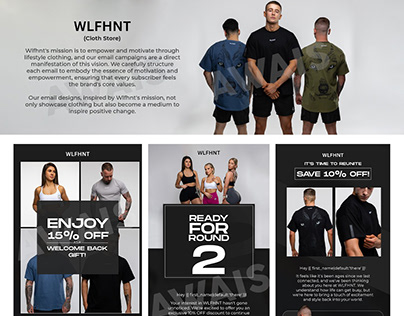 WLFHNT Email Designs - Klaviyo