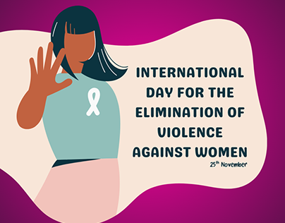 Elimination of Violence against Women Flyer Design