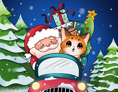 christmas kittens coloring book