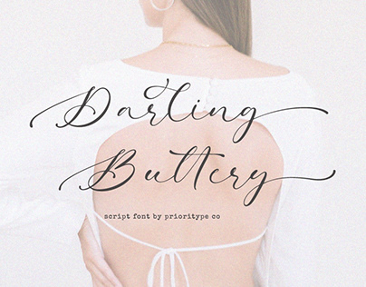 Darling Buttery - Modern Script Font