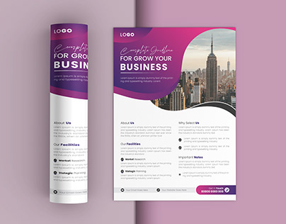 Creative abstract business flyer design | PixlVibe