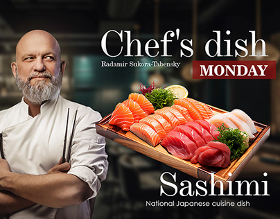 Sashimi from Chef