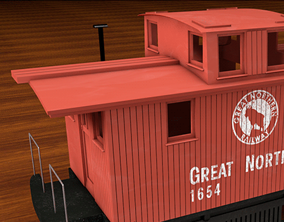 3D Product - Toy Caboose