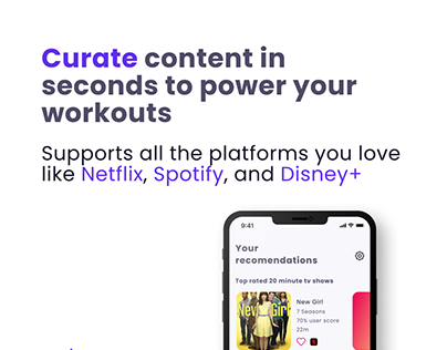 Carnival App: Curate Content to Fuel your Next Workout