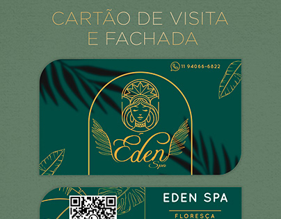 Cartão de visita - Eden Spa