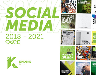 Social Media: Kinoene Arts 2018 - 2021