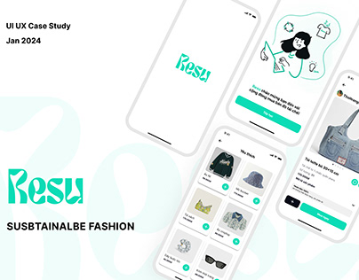 UIUX Case study | Secondhand, Sustainable fashion app