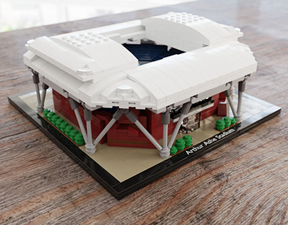 Arthur Ashe Stadium in LEGO®