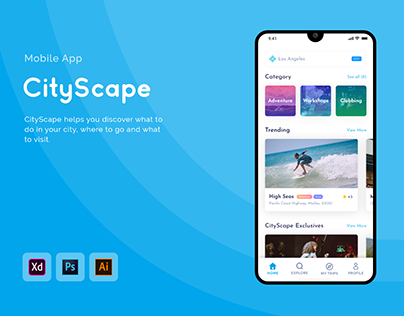 App UI/UX Design - CityScape