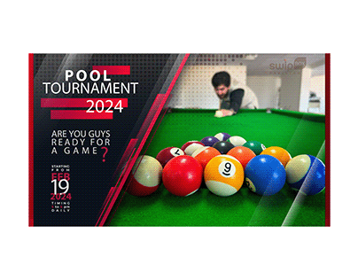 Pool Tournament Poster