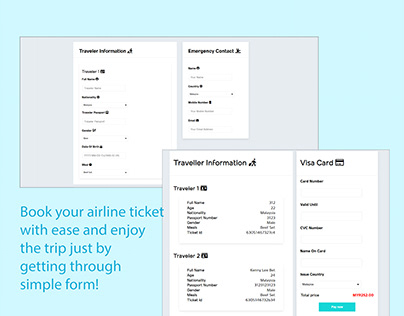 Airline Ticket Booking Website(School Project)