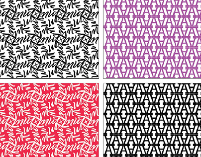 Typographic pattern design