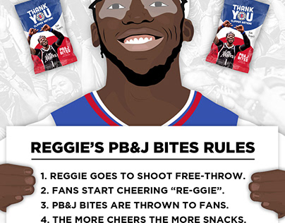 LA Clippers | Reggie Jackson PB&J Bites Promotion
