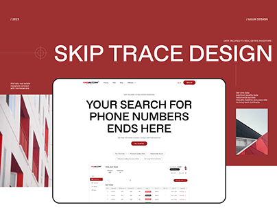 Skip Tracing App Design