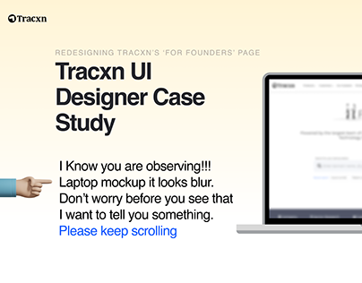 Tracxn founder page UI redesign