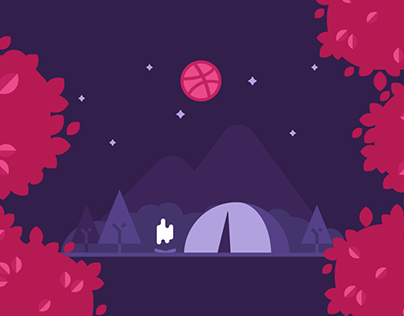 Dribbble debut animation