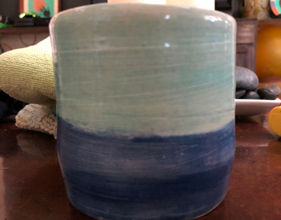 Ceramics 1, thrown cylinder