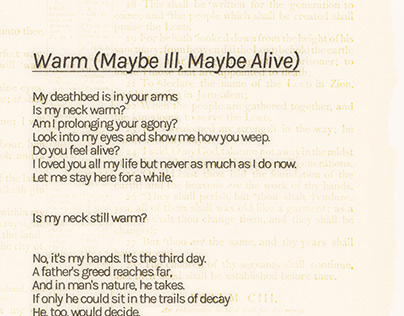 Warm (Maybe Ill, Maybe Alive)
